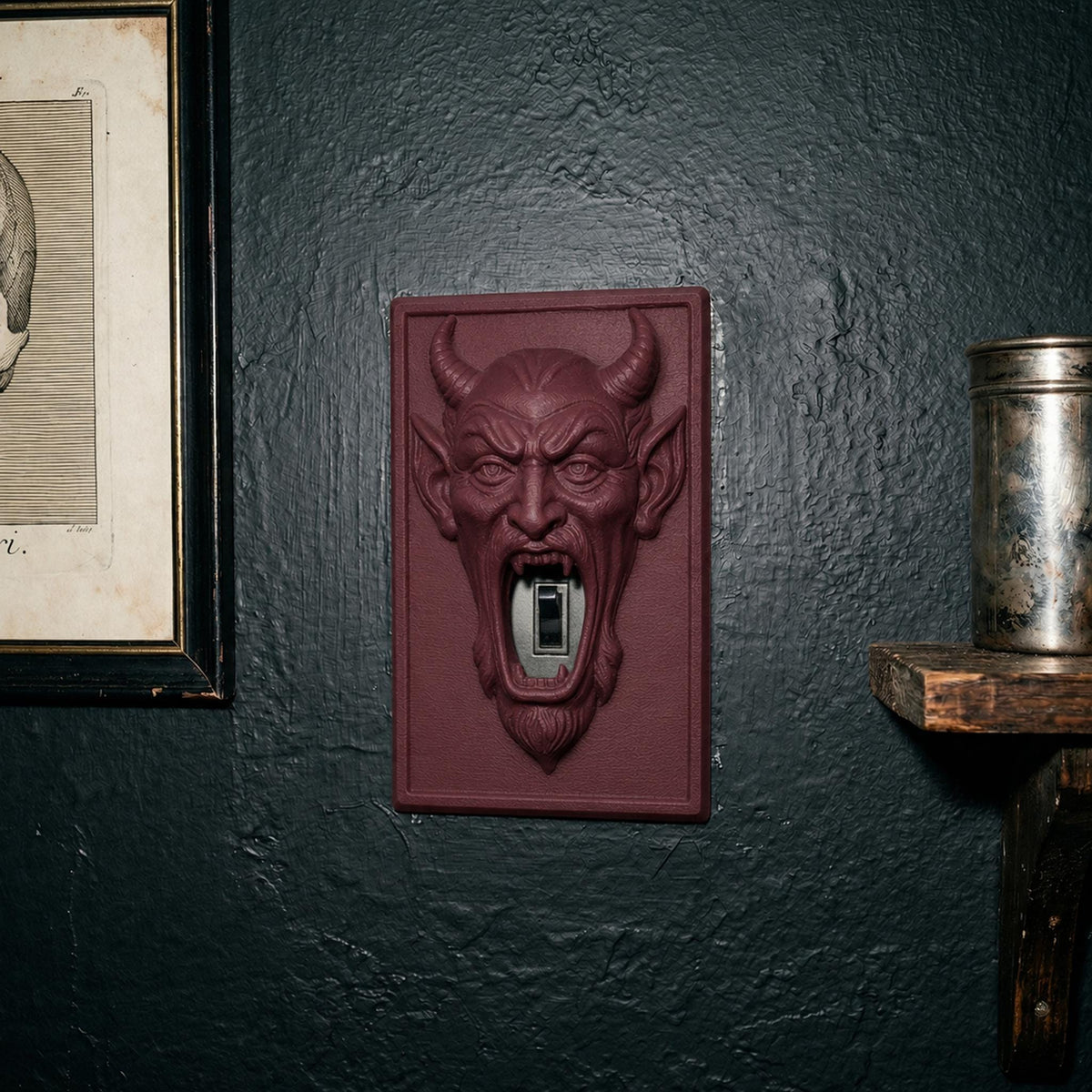 BeezleBulb devil switch cover, alternate view