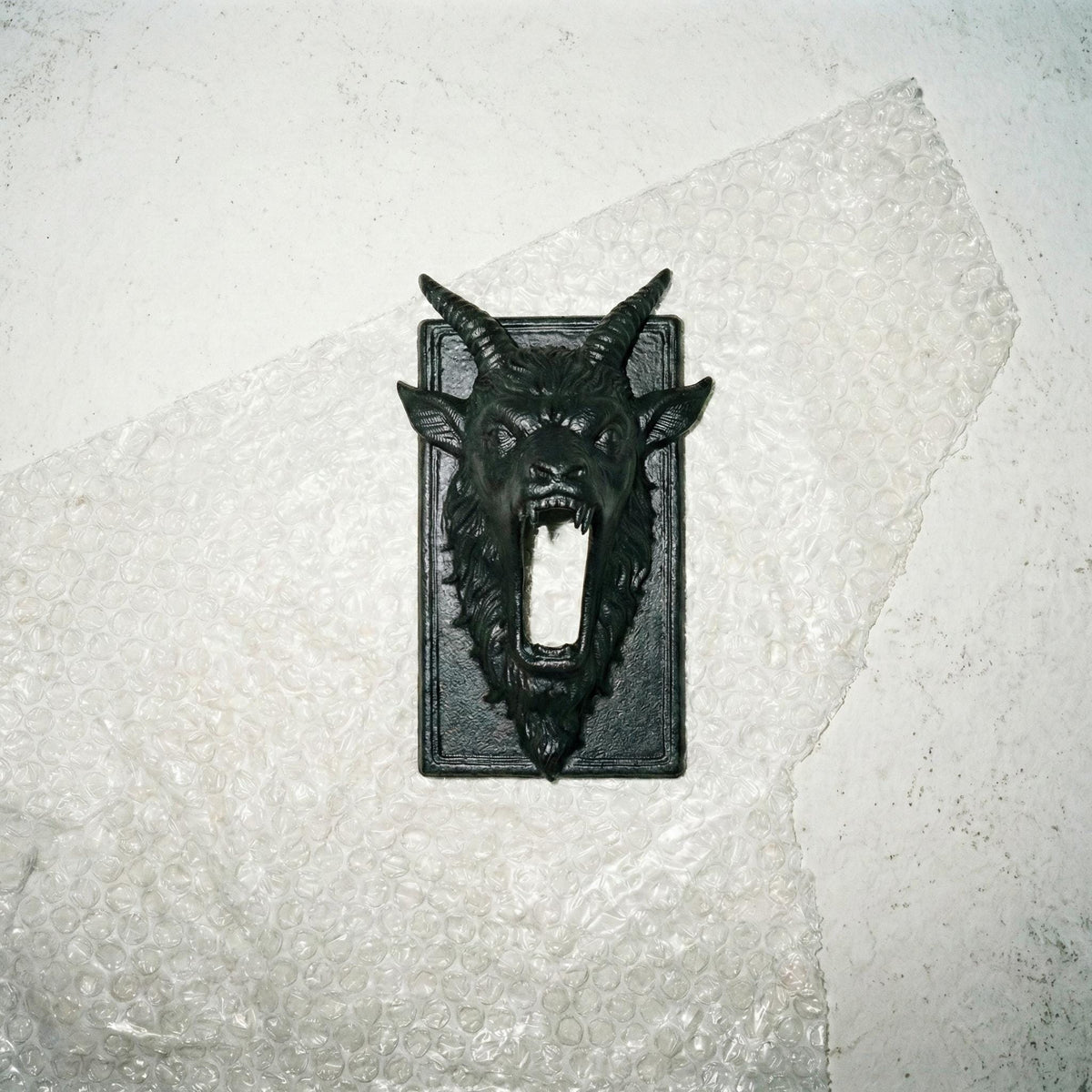 Midnight Sacrifices baphomet switch cover, alternate view