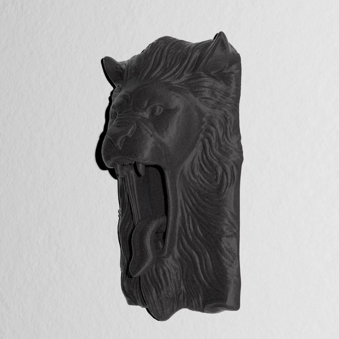 The Mane Attraction lion switch cover, alternate view