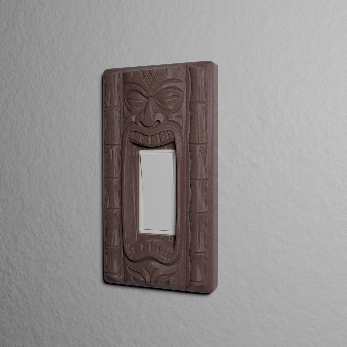 Cover Charge tiki switch cover, alternate view